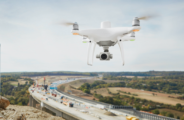 drone survey dan mapping dji phantom 4 rtk