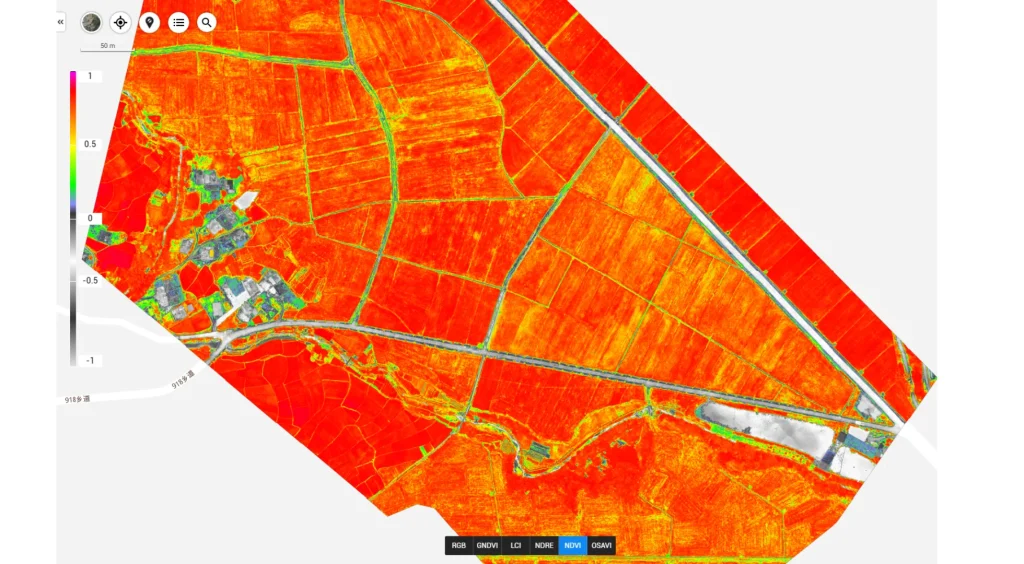 Multispectral Camera DJI M3M untuk Monitoring Kesehatan Tanaman-NDVI-Halo Robotics