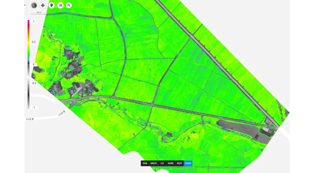 Drone M3M untuk Monitoring Kesehatan Tanaman-OSAVI-Halo Robotics