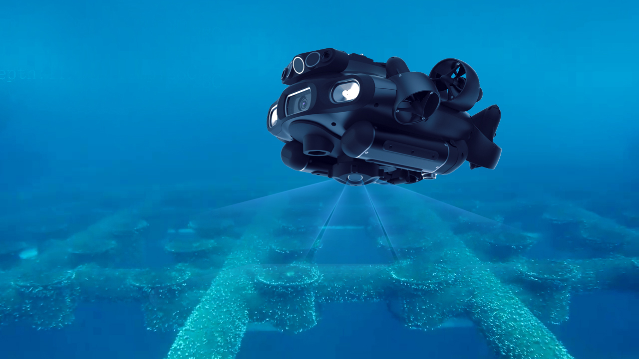 Inspeksi Pipa Bawah Laut Pakai Drone Kok Bisa Underwater drone QYSEA Fifish E Master Halo Robotics