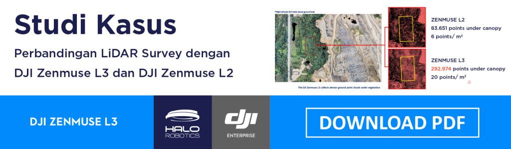 Studi kasus perbanidngan lidar survey dengan dji zenmuse l3 dan dji zenmuse l2