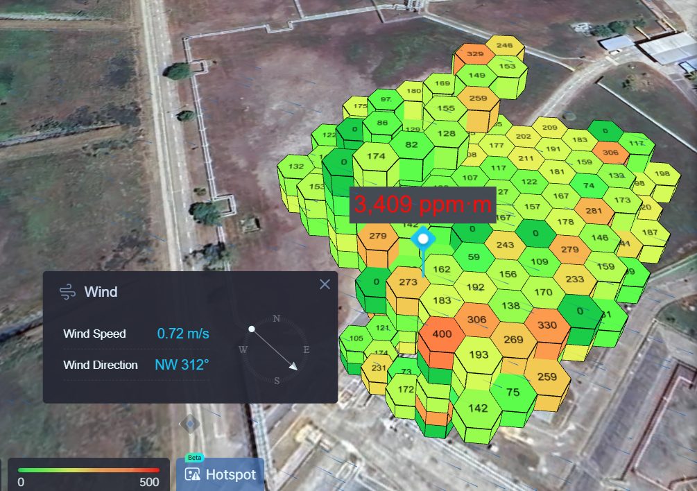 MetScan: Alat Deteksi Kebocoran Gas Berbasis Drone - condensate pump - 3d grid - sector scan - Halo Robotics